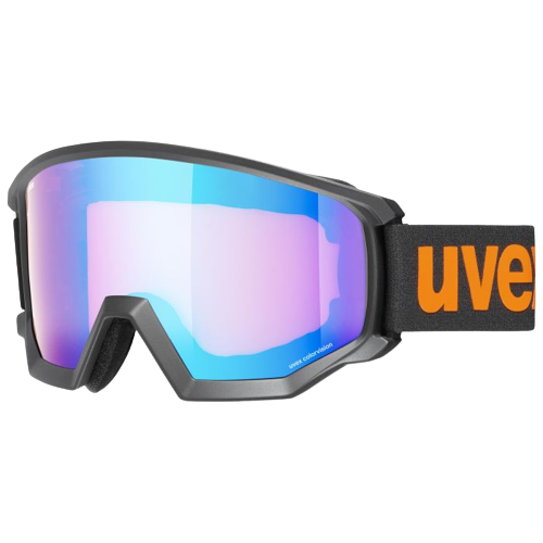 Lyžiarske okuliare Uvex Athletic CV Black/Matt Blue-Orange - 2023/24