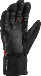 Lyžařské rukavice LEKI Griffin 3D Junior Black/Rose - 2025/26