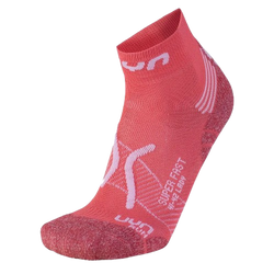 Běžecké ponožky UYN Woman Run Super Fast Socks Coral/White