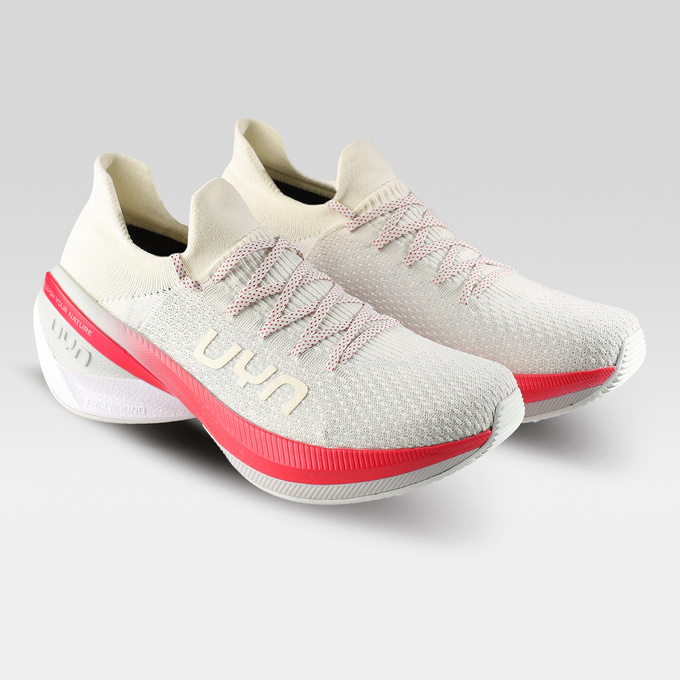 Boty UYN Lockie Woman Shoes Red Sole Off White