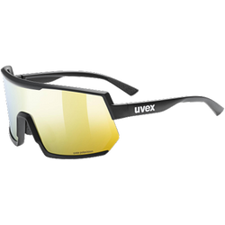 Sluneční brýle Uvex Sportstyle 235 P - Black Mat/Mirror Yellow - 2023