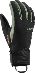 Lyžařské rukavice LEKI Sparrow 3D Women Black/Dust/Green - 2025/26