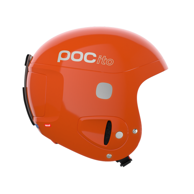 Lyžařská helma POC Pocito Skull Fluorescent Orange - 2025/26