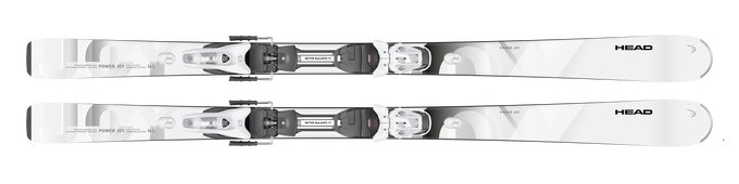 Sjezdové lyže HEAD Power Joy + Protector PR 13 GW Matt White 85 mm [P] - 2025/26