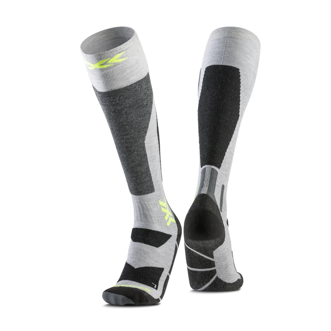 Ponožky X-SOCKS SNOWBOARD DISCOVER OTC RHINO GREY/CANARY - 2025/26