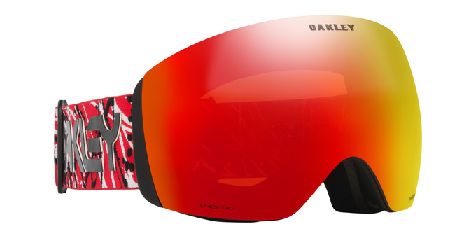 Lyžařské brýle Oakley Flight Deck L Red Eddie/Prizm Snow Torch Iridium - 2025/26