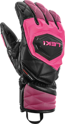 Lyžařské rukavice LEKI WCR Venom 3D Junior Pink - 2025/26