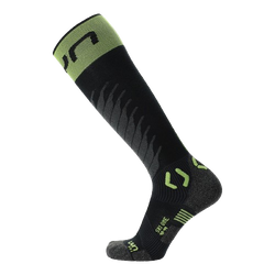 Lyžařské ponožky UYN Man Ski One Merino Socks Black/Lime - 2025/26