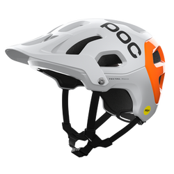 Cyklistická helma POC Tectal Race MIPS NFC Hydrogen White/Fluorescent Orange AVIP