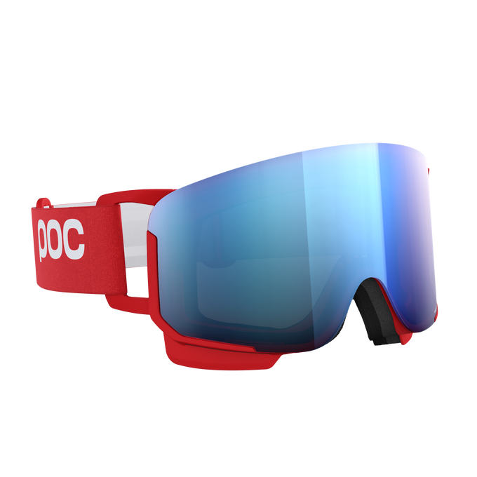 Lyžiarske okuliare POC Nexal Prismane Red/Partly Sunny Blue - 2025/26