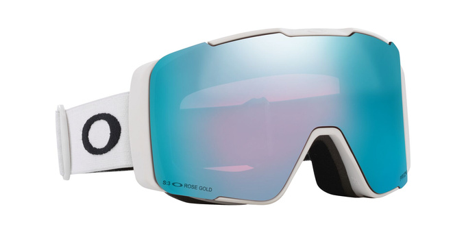 Lyžařské brýle Oakley Line Miner Pro M Matte White/Prizm Snow Sapphire Iridium + Additional lens Prizm Snow Iced Iridium - 2025/26