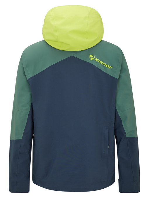 Lyžařská bunda Ziener Trivor Man Padded Dark Navy Lime - 2025/26