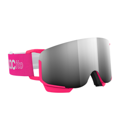 Lyžařské brýle POC POCito Nexal Fluorescent Pink/Partly Sunny Silver - 2025/26
