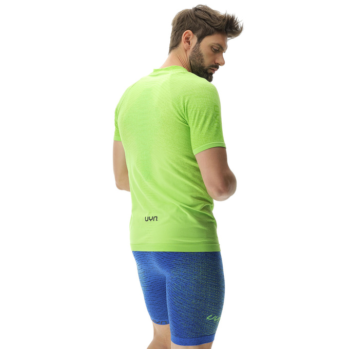Běžecké tričko UYN Man Running Exceleration OW Shirt SH_SL Lime/Sulphur Spring
