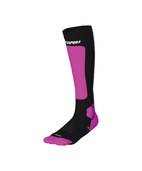 Lyžařské ponožky Energiapura Heat Merino Socks FluoTurquise/Black - 2025/26