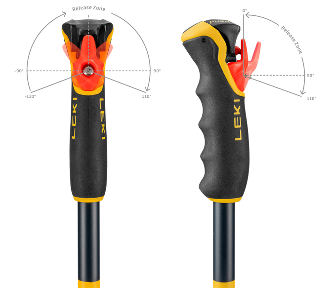 Sjezdové hole LEKI Spitfire Vario 3D Orange - 2025/26