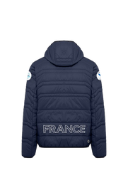 Pánská péřová bunda Colmar Replica Quilted Hoodie Jacket Navy/Rosso - 2025/26