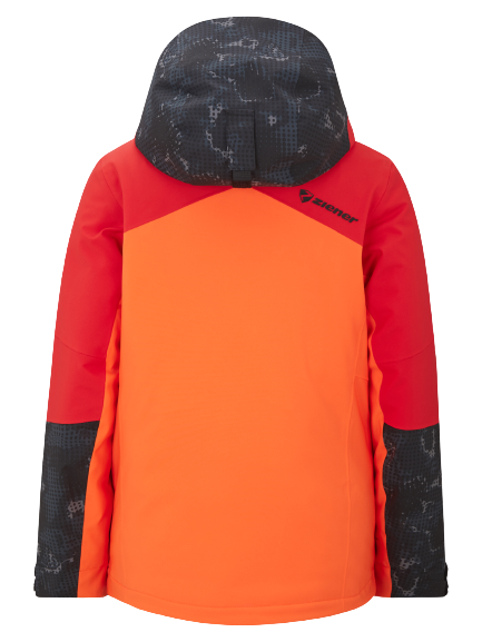 Bunda Ziener Trivor Lady Padded Red Orange Pop - 2024/25