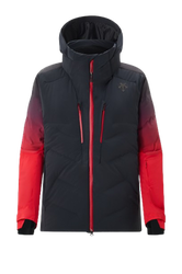 Péřová bunda Descente Hybrid Down Jacket Black Electric Red - 2024/25