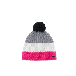 Čepice Eisbar Star Pompon MÜ Gray/White/Pink - 2025/26