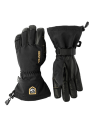 Lyžiarske rukavice Hestra Army Leather Gore-Tex Black/Black - 2025/26