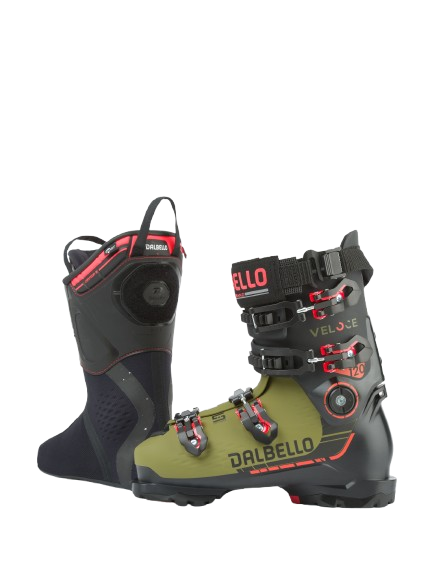 Zjazdové topánky Dalbello Veloce 120 MV Black/Olive - 2025/26