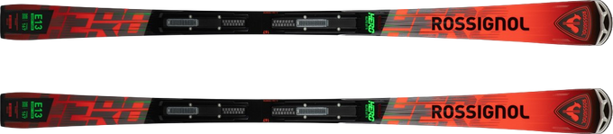 Sjezdové lyže Rossignol Hero Elite ST TI Konect + Spx 14 Konect GW B80 Black Hot Red - 2025/26