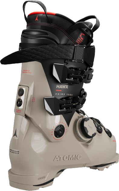 Sjezdové boty Atomic Hawx Prime 130 S BOA GW Cement/Black/Red - 2025/26