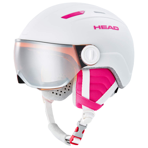 Lyžařská helma HEAD Maja Visor White - 2025/26