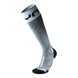 Lyžařské ponožky UYN Man Ski One Merino Socks Grey Melange/White - 2025/26