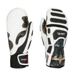 Lyžařské rukavice Level SQ CF Mitt Black/White - 2025/26
