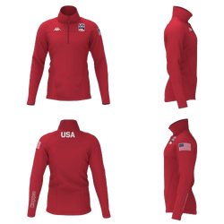 Mikina Kappa 8CENTO 818 US Red Racing - 2024/25