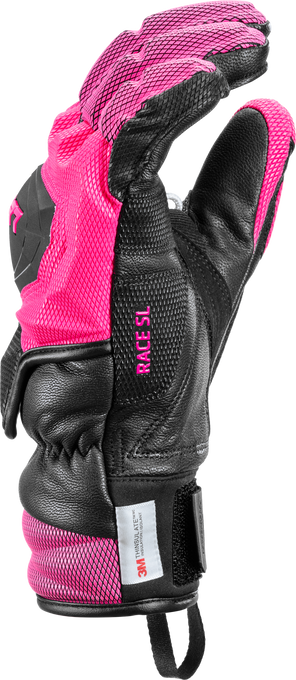 Lyžařské rukavice LEKI WCR Venom SL 3D Pink - 2025/26