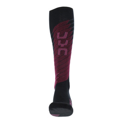 Lyžařské ponožky UYN Women Ski One Biotech Black/Purple - 2025/26