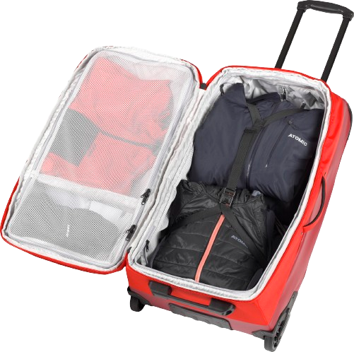 Cestovní taška Atomic Trolley 90L Red/Rio Red – 2024/25