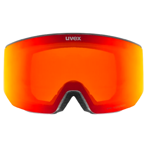 Lyžařské brýle Uvex lace ATTRACT FM Black Matt/Mirror Red + spare lens - 2025/26