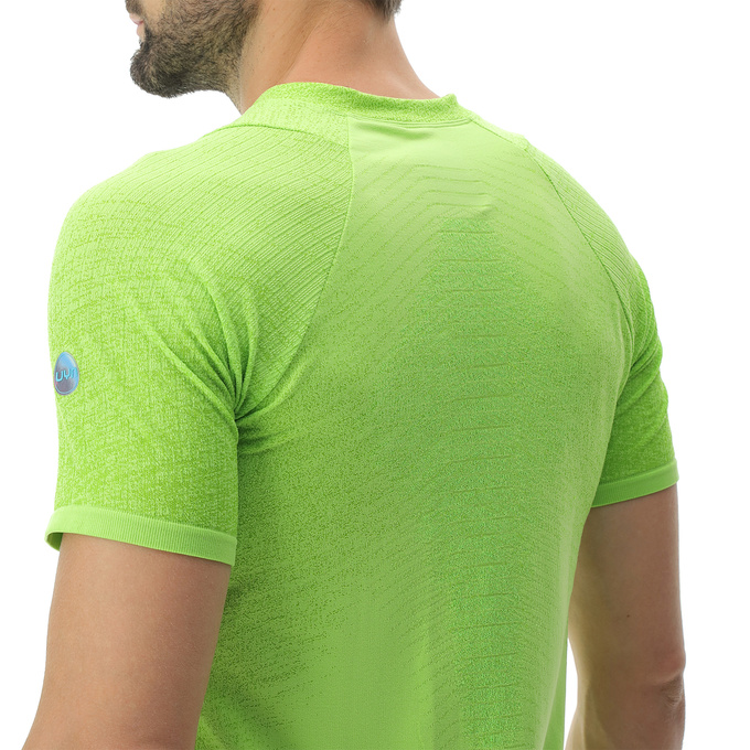 Běžecké tričko UYN Man Running Exceleration OW Shirt SH_SL Lime/Sulphur Spring