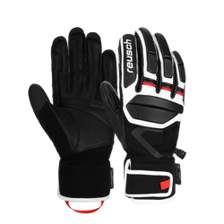 Lyžiarske rukavice Reusch Pro RC Black/White/Fire Red - 2024/25