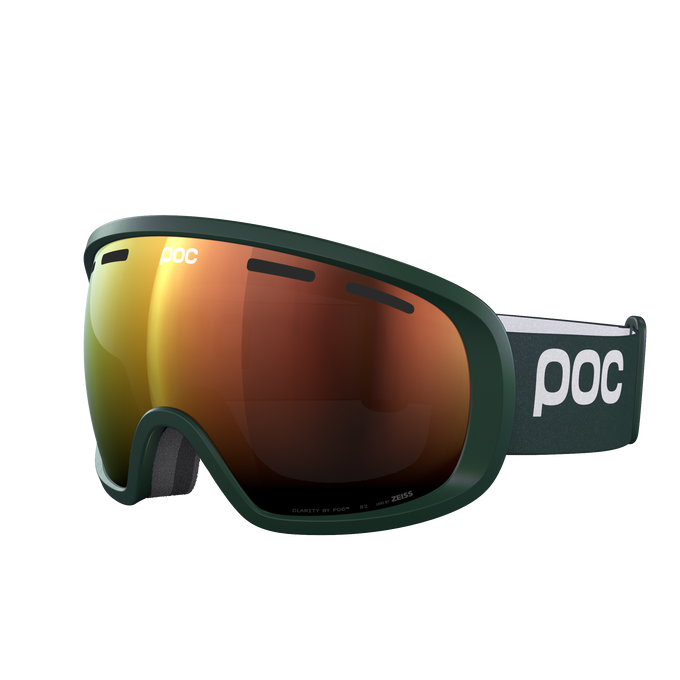 Lyžařské brýle POC Fovea Pargasite Green/Partly Sunny Orange - 2025/26