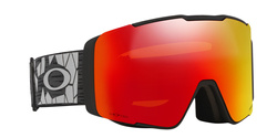 Lyžařské brýle Oakley Line Miner Pro L Black Reinforce/Prizm Snow Torch Iridium + Additional lens Prizm Snow Iced Iridium - 2025/26