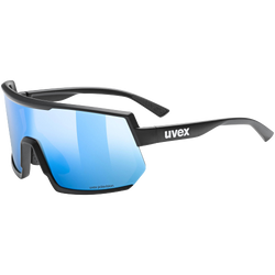 Sluneční brýle Uvex Sportstyle 235 P - Black Mat/Mirror Blue - 2023