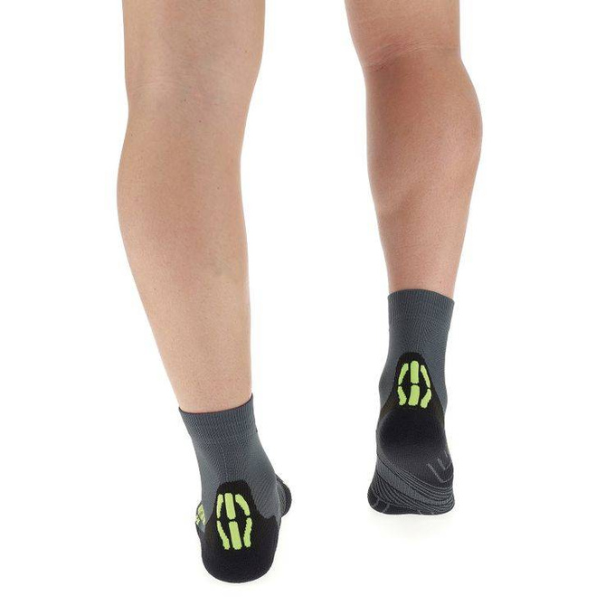 Cyklistické Ponožky UYN Man Cycling MTB Anthracite/Yellow Fluo