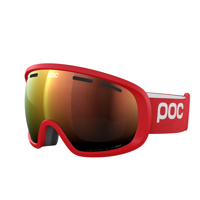 Lyžařské brýle POC Fovea Prismane Red/Partly Sunny Orange - 2025/26