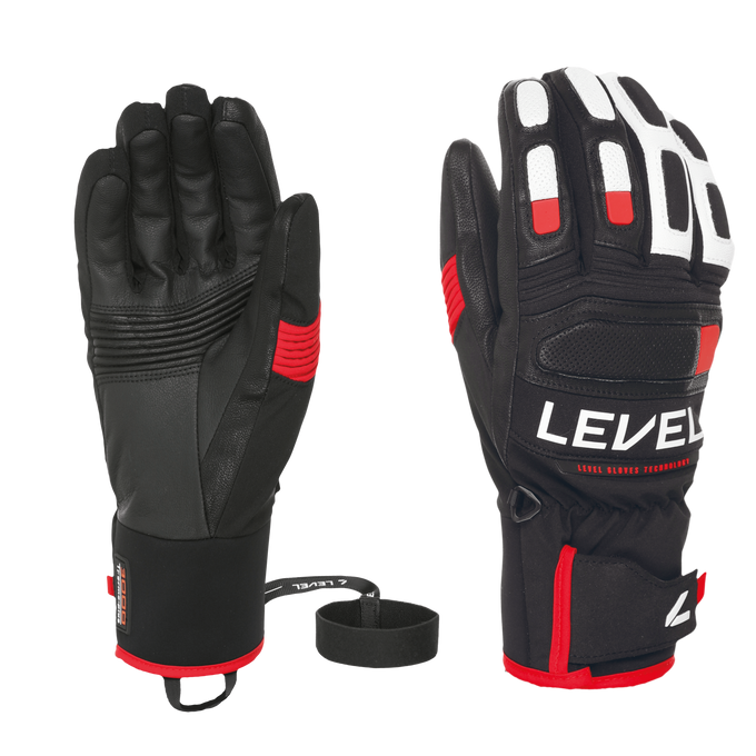 Lyžařské rukavice Level Jag Red - 2025/26