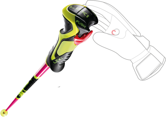 Sjezdové hole LEKI WCR Lite SL 3D Pink - 2025/26