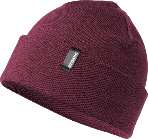 Čepice Atomic Alps Rolled Cuff Beanie Maroon – 2025/26