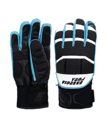 Lyžařské rukavice Energiapura Warrior Black/White/Turquoise - 2025/26