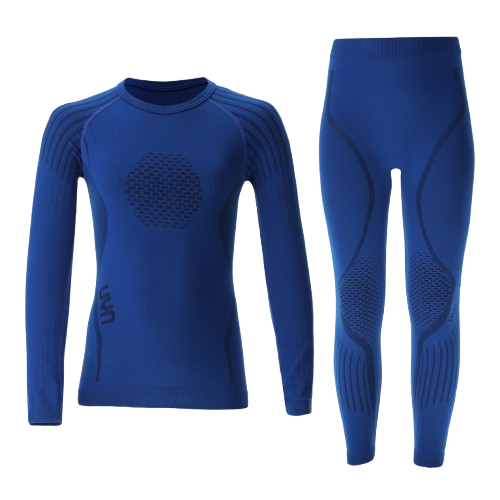 Termoaktivní oblečení UYN Junior Visyon 2.0 Uw Set (Shirt Lg. sl./pants Long) Royal Blue - 2025/26
