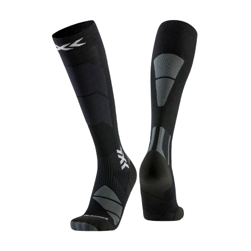 Lyžařské ponožky X-Socks Ski Perform Merino OTC X Black/Grey - 2024/25