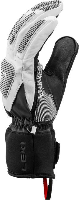 Lyžařské rukavice LEKI Griffin Pro 3D White/Black - 2025/26